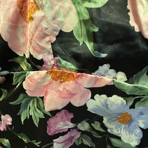 Vintage “Good To Go” Floral Satin Cami – Size M - Picture 5 of 7